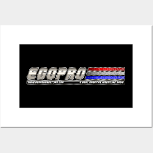 EGO Pro Wrestling 2nd Logo (Metalic) Posters and Art